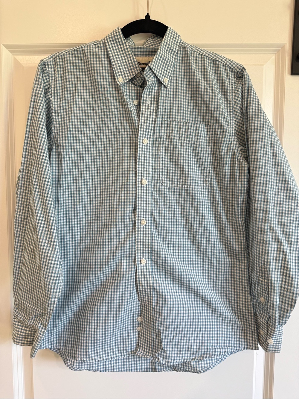 Wrangler Boys Gingham Button-Down Shirt